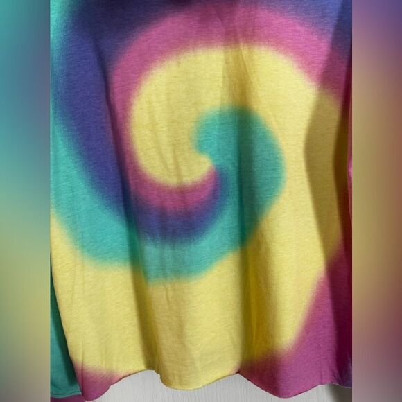 Disneyland Livin' My Best Life Pullover Hoodie Men's M tie dye retro psychedelic - Picture 14 of 16